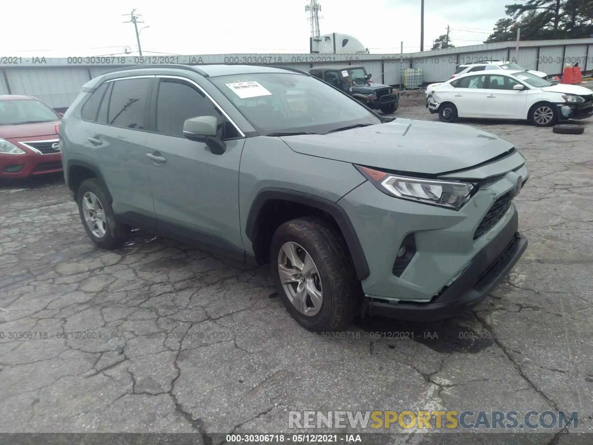 1 Photograph of a damaged car 2T3W1RFV0MC089358 TOYOTA RAV4 2021