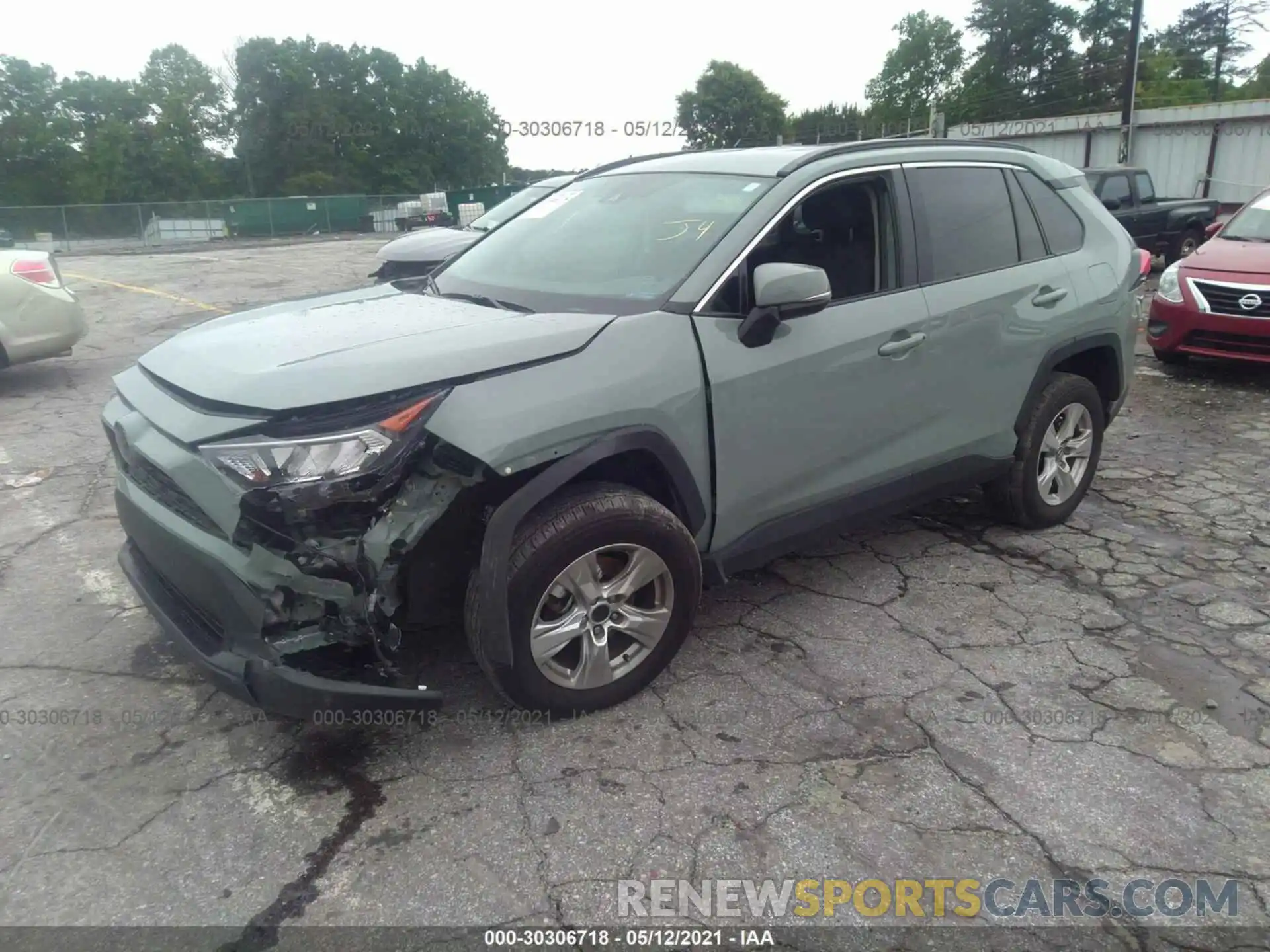 2 Photograph of a damaged car 2T3W1RFV0MC089358 TOYOTA RAV4 2021