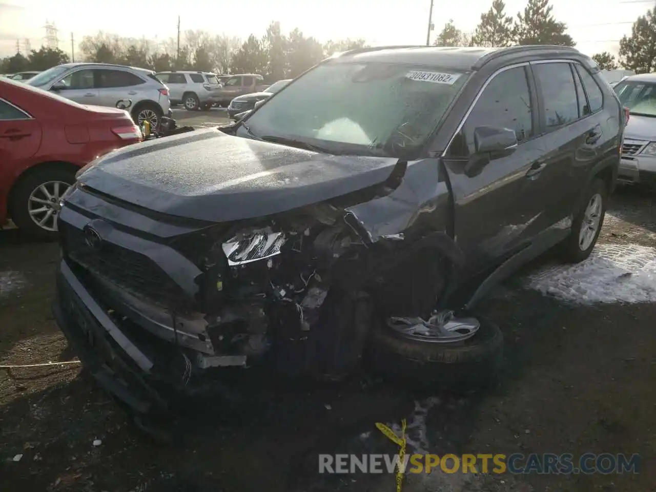 2 Photograph of a damaged car 2T3W1RFV0MC091241 TOYOTA RAV4 2021