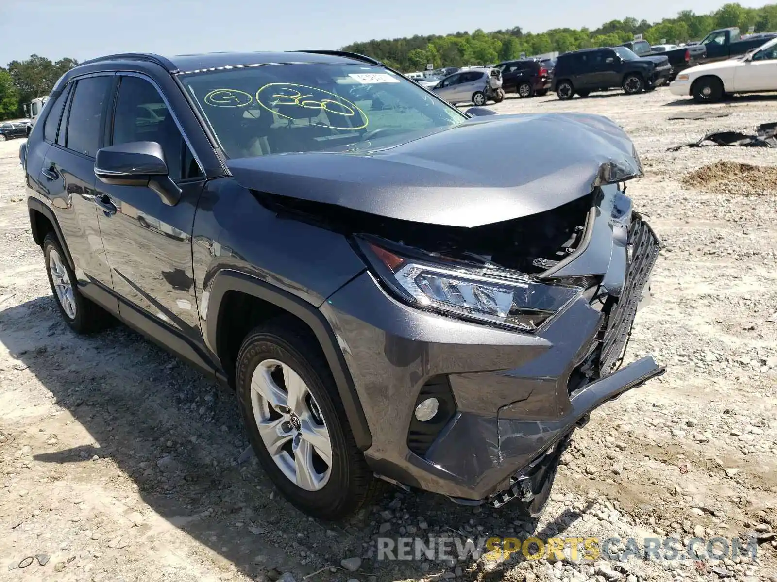 1 Photograph of a damaged car 2T3W1RFV0MC096892 TOYOTA RAV4 2021