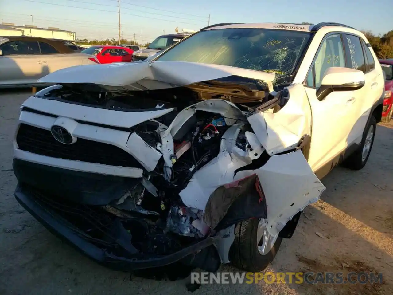 2 Photograph of a damaged car 2T3W1RFV0MC098187 TOYOTA RAV4 2021