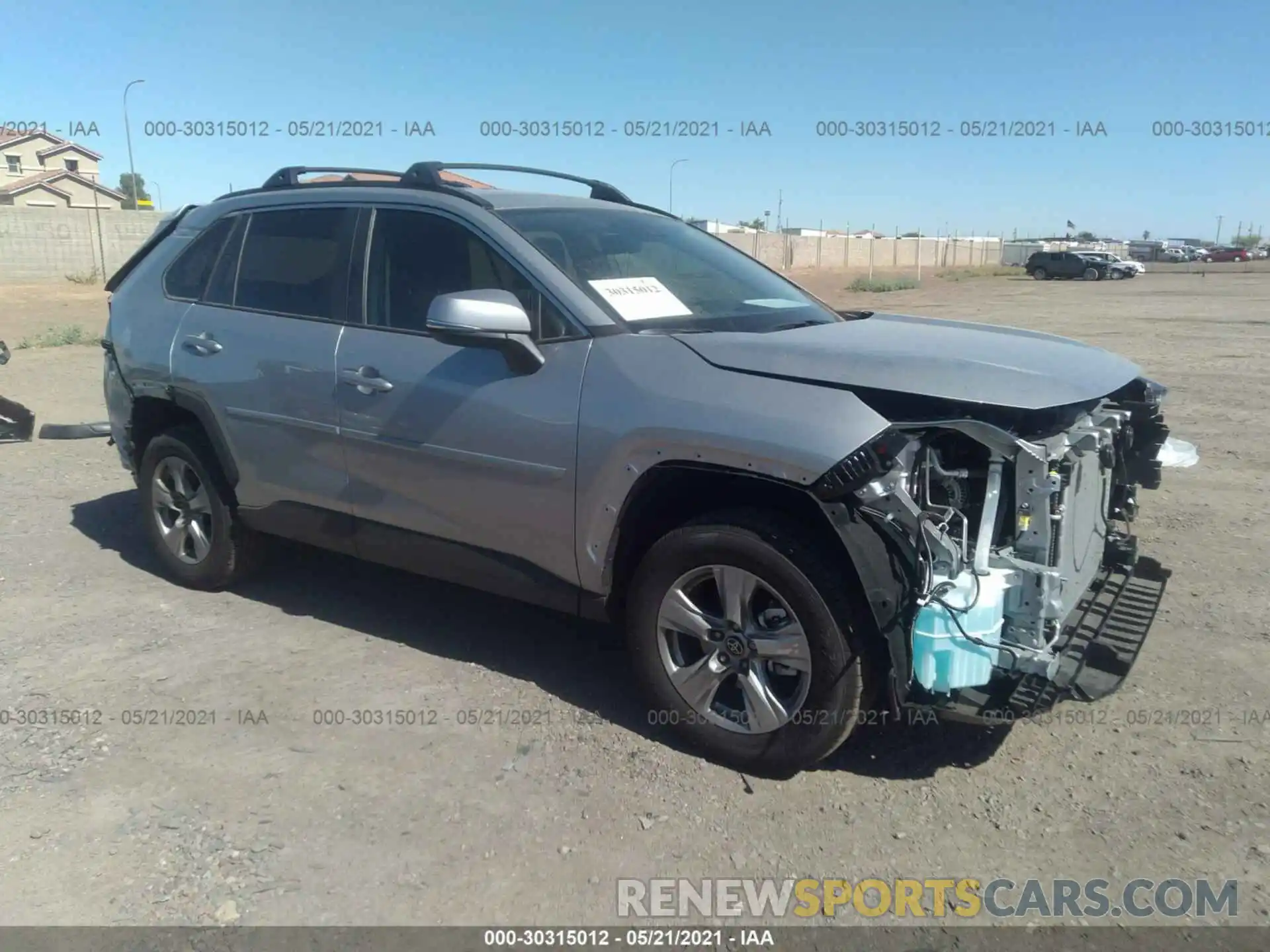 1 Photograph of a damaged car 2T3W1RFV0MC129700 TOYOTA RAV4 2021