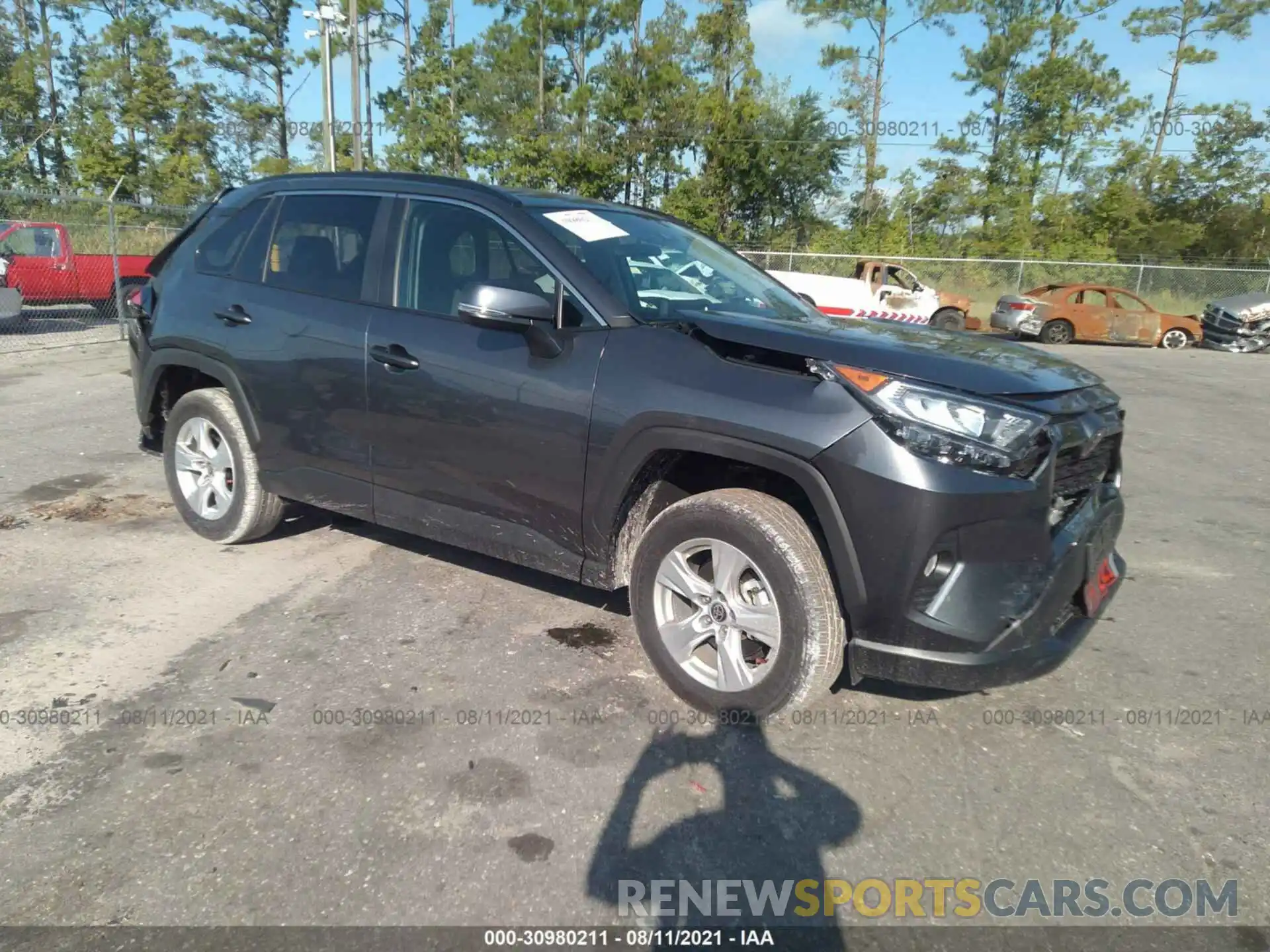 1 Photograph of a damaged car 2T3W1RFV0MC136159 TOYOTA RAV4 2021