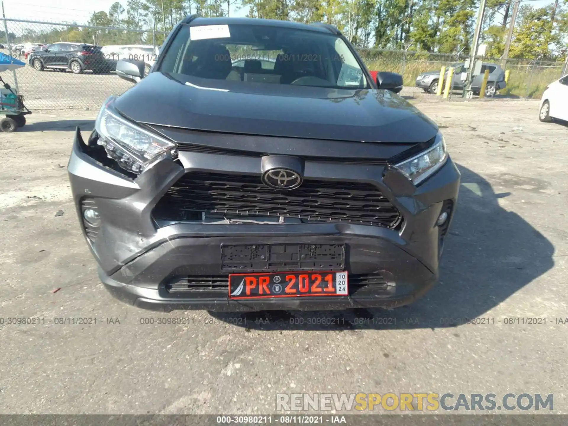 6 Photograph of a damaged car 2T3W1RFV0MC136159 TOYOTA RAV4 2021