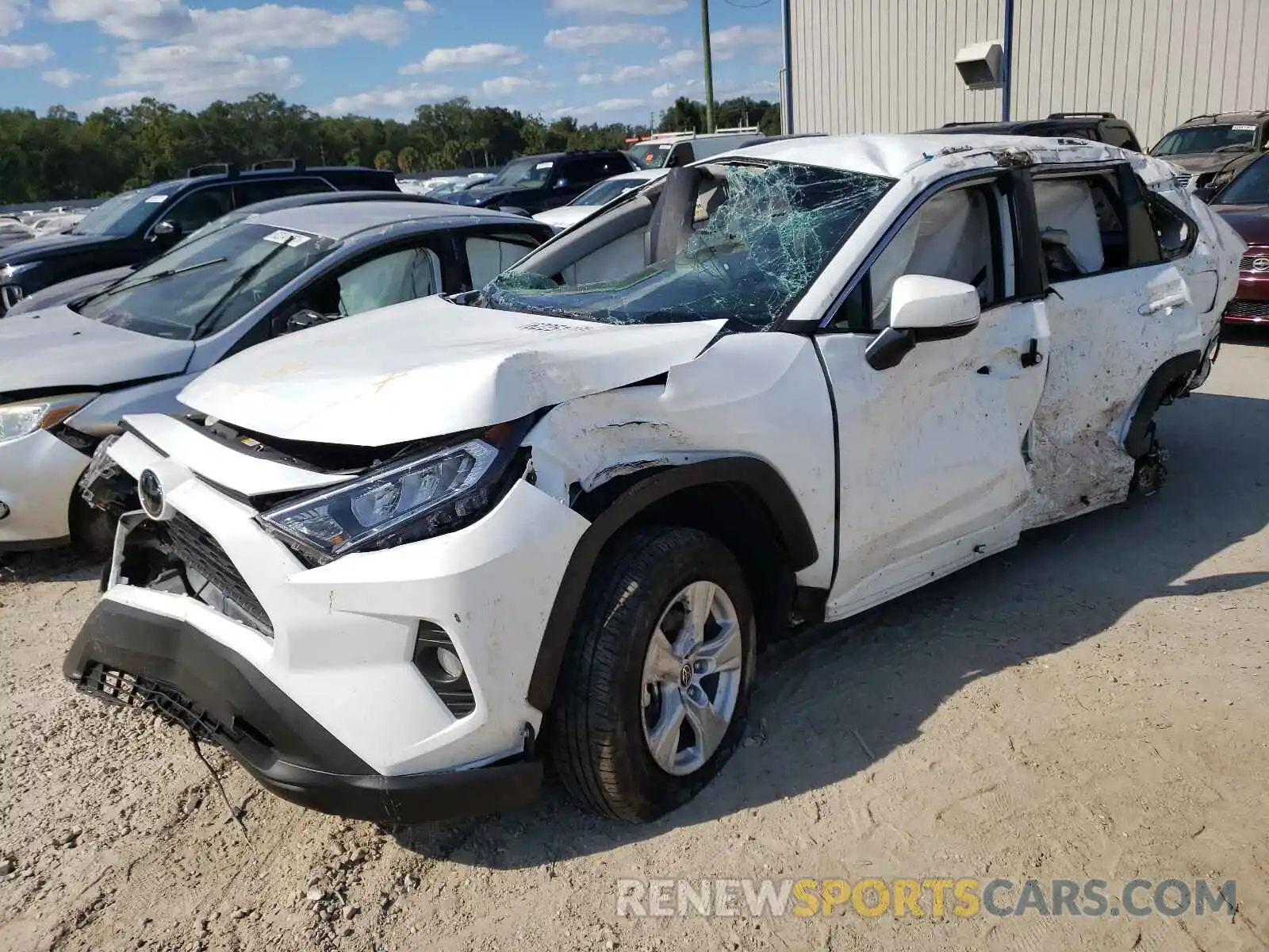 2 Photograph of a damaged car 2T3W1RFV0MC138879 TOYOTA RAV4 2021