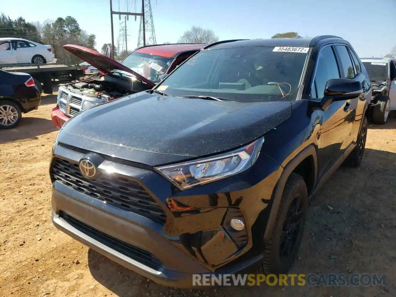 2 Photograph of a damaged car 2T3W1RFV0MC140101 TOYOTA RAV4 2021