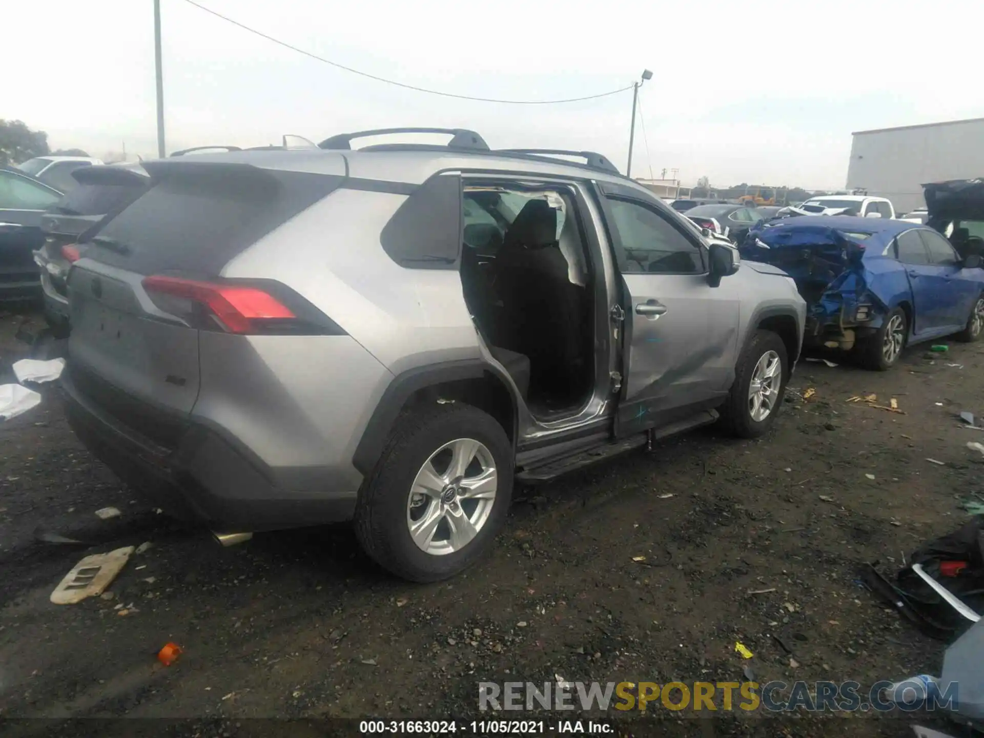 4 Фотография поврежденного автомобиля 2T3W1RFV0MC140566 TOYOTA RAV4 2021