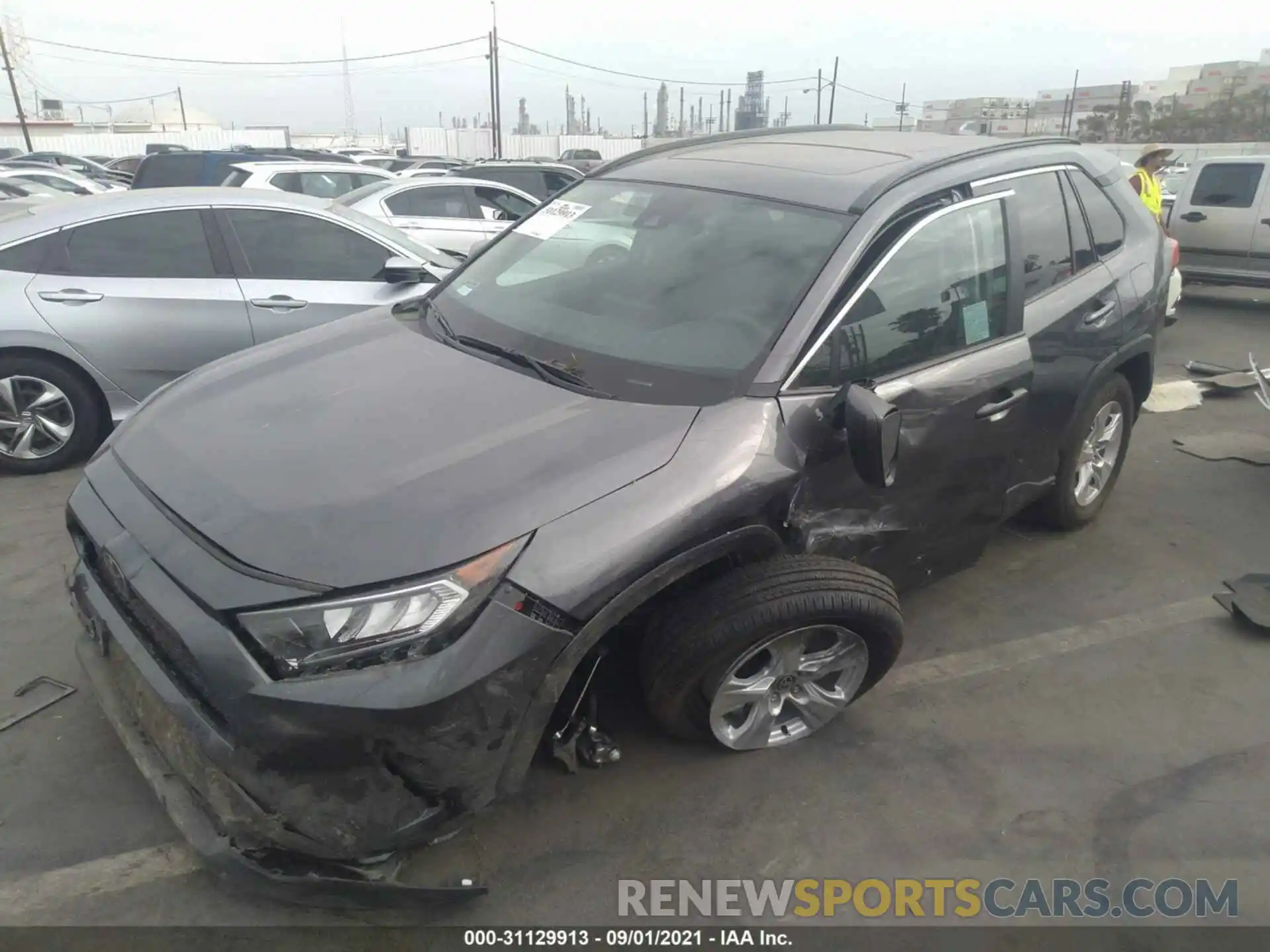 2 Photograph of a damaged car 2T3W1RFV0MC152894 TOYOTA RAV4 2021