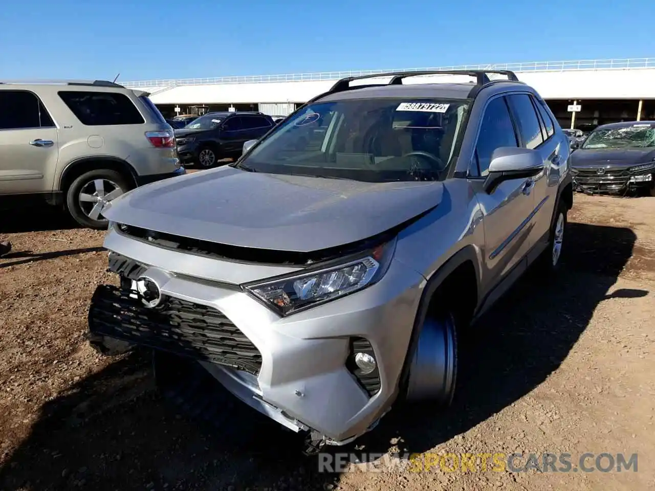 2 Photograph of a damaged car 2T3W1RFV0MC161093 TOYOTA RAV4 2021