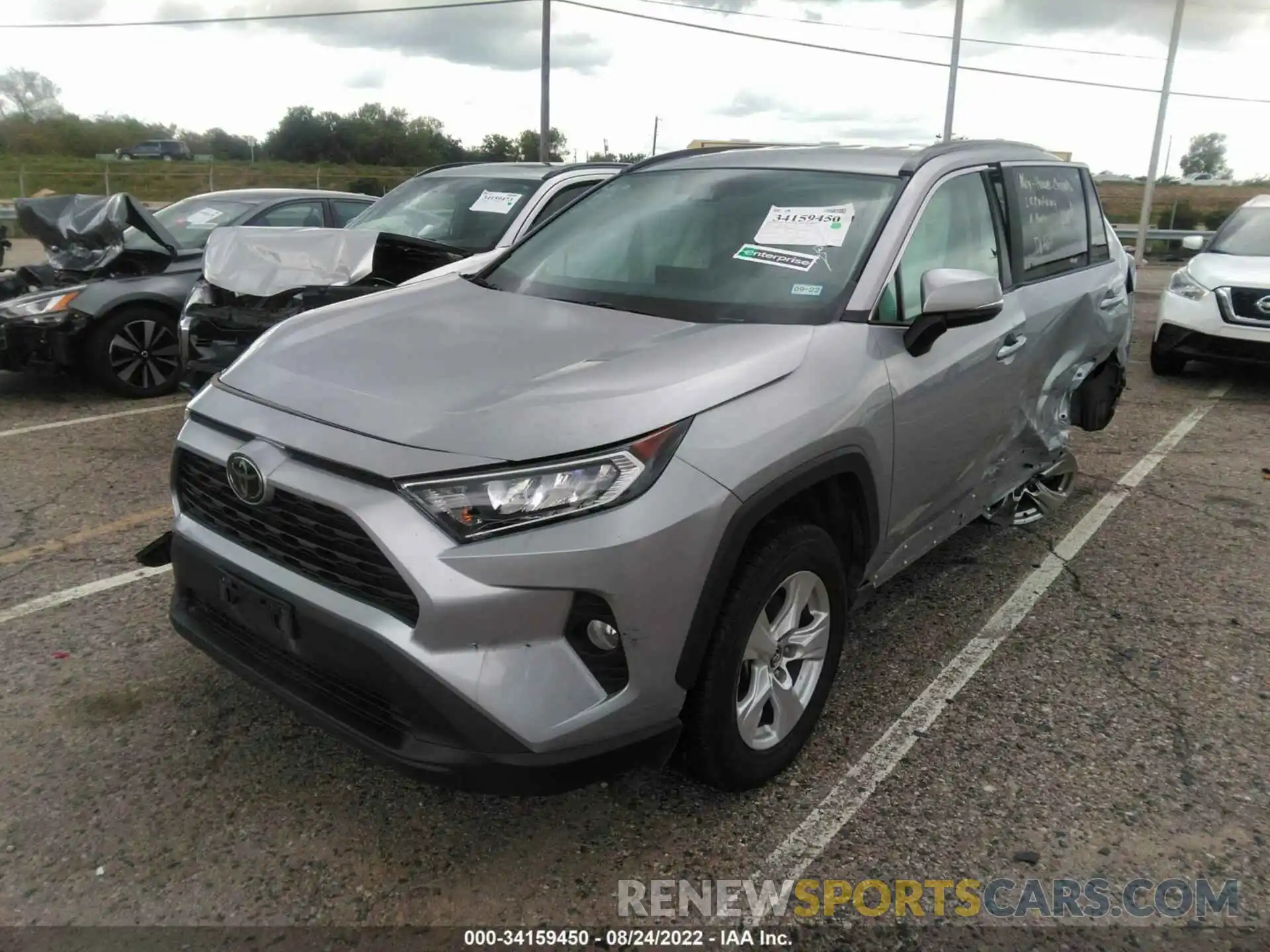 2 Photograph of a damaged car 2T3W1RFV0MW106190 TOYOTA RAV4 2021