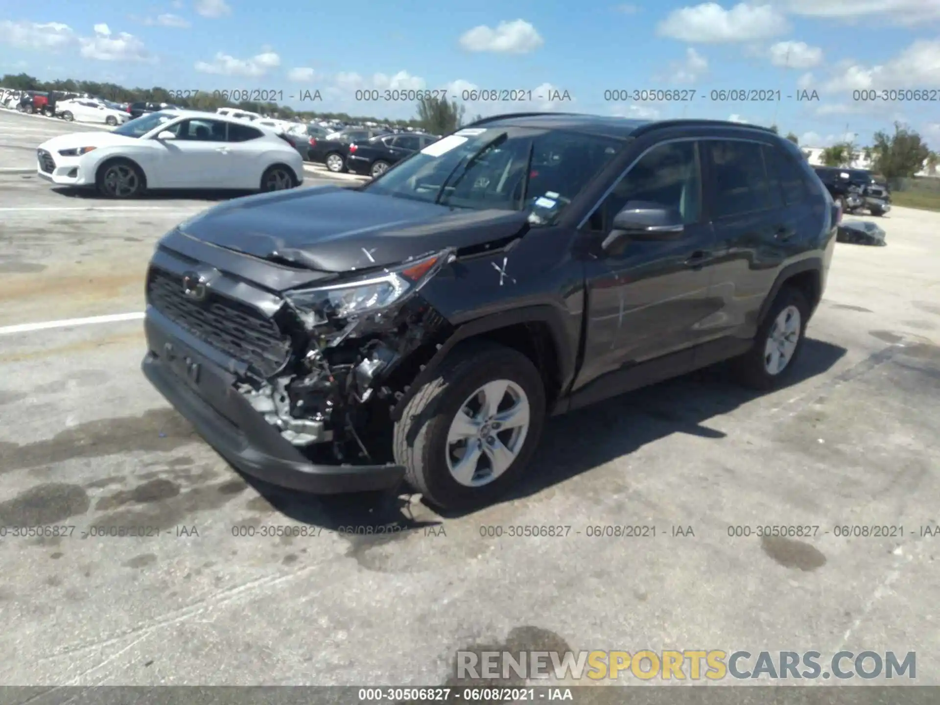 2 Photograph of a damaged car 2T3W1RFV0MW113897 TOYOTA RAV4 2021