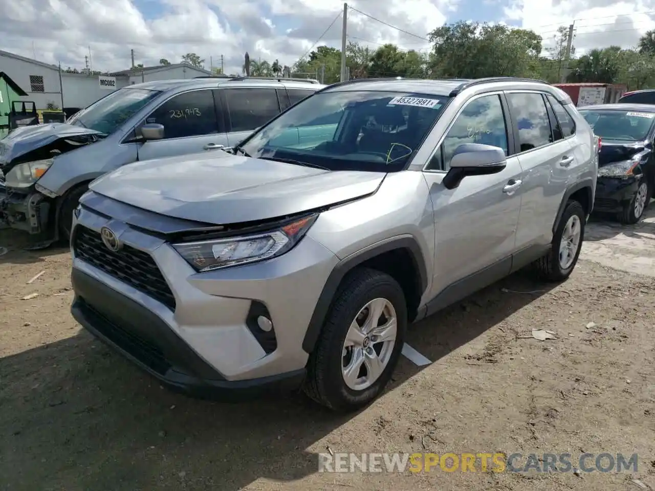 2 Photograph of a damaged car 2T3W1RFV0MW115116 TOYOTA RAV4 2021