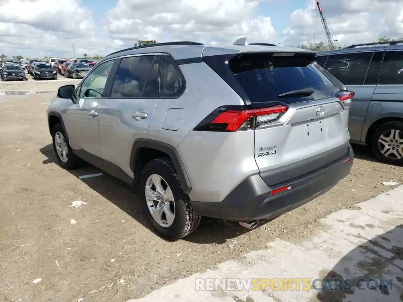 3 Photograph of a damaged car 2T3W1RFV0MW115116 TOYOTA RAV4 2021