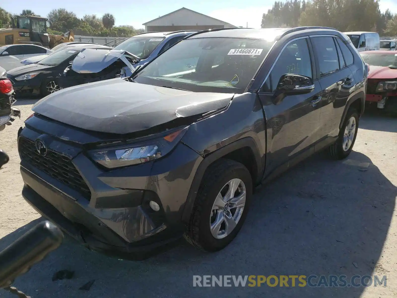 2 Photograph of a damaged car 2T3W1RFV0MW117853 TOYOTA RAV4 2021