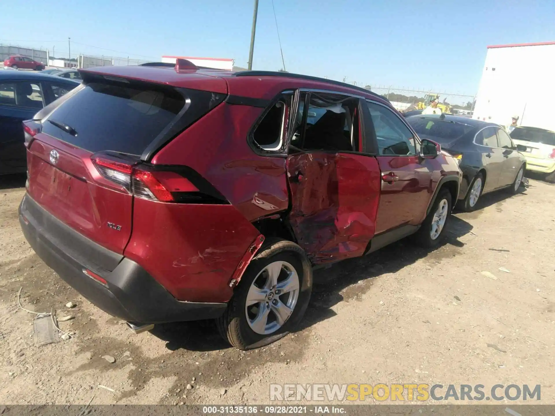 4 Фотография поврежденного автомобиля 2T3W1RFV0MW124463 TOYOTA RAV4 2021