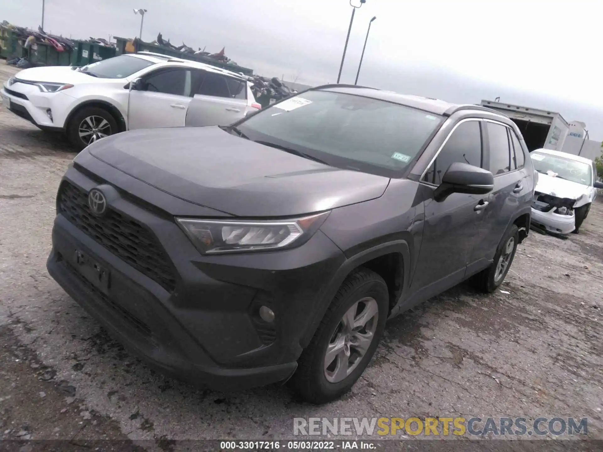 2 Photograph of a damaged car 2T3W1RFV0MW125385 TOYOTA RAV4 2021