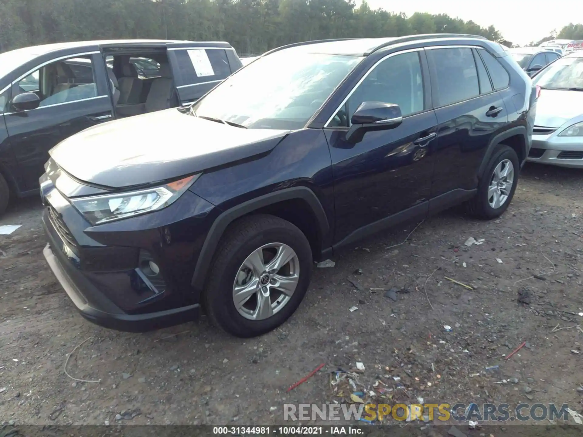 2 Фотография поврежденного автомобиля 2T3W1RFV0MW127296 TOYOTA RAV4 2021