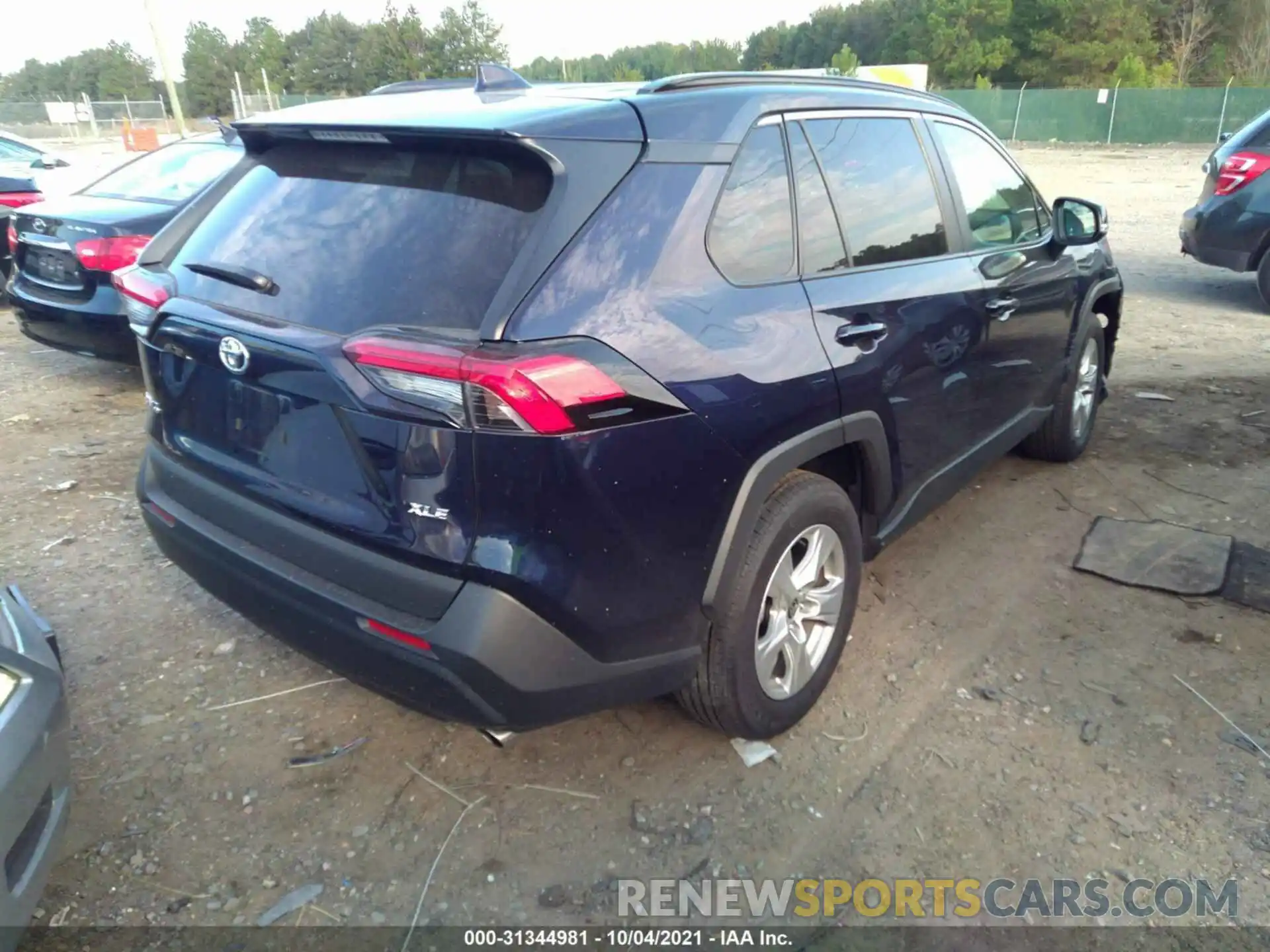 4 Фотография поврежденного автомобиля 2T3W1RFV0MW127296 TOYOTA RAV4 2021