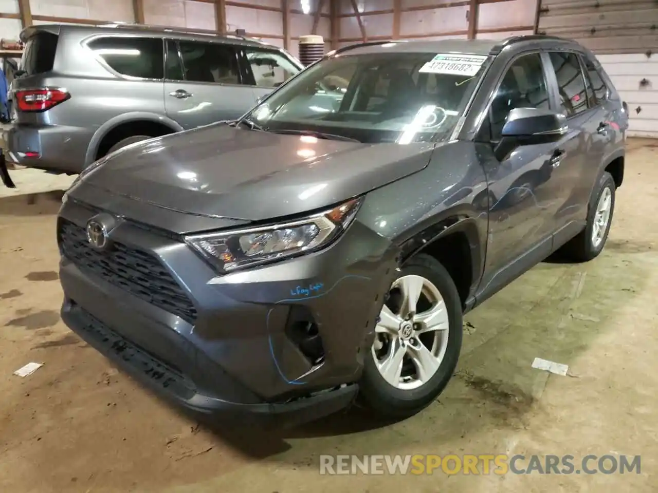 2 Photograph of a damaged car 2T3W1RFV0MW132143 TOYOTA RAV4 2021