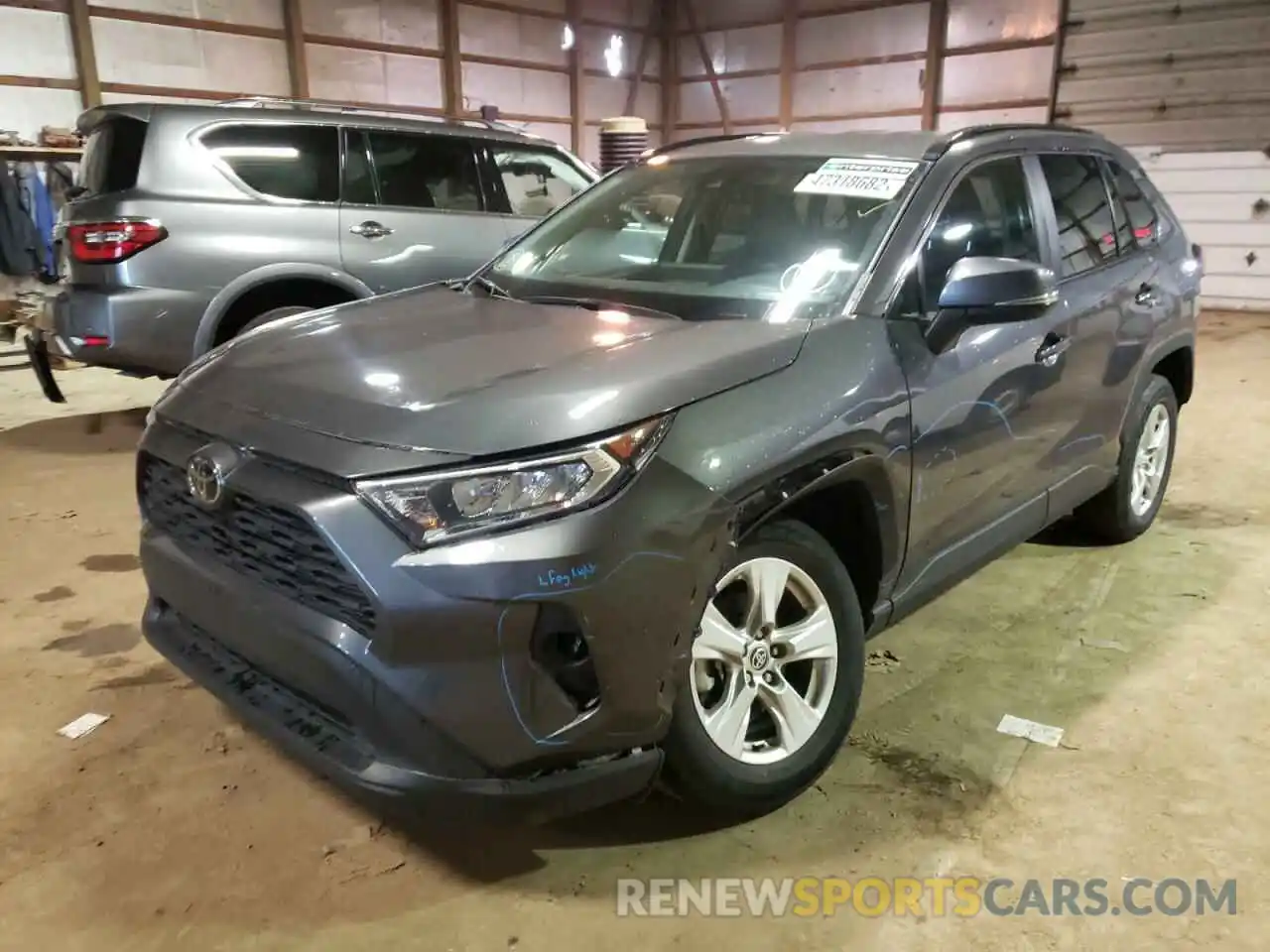 9 Photograph of a damaged car 2T3W1RFV0MW132143 TOYOTA RAV4 2021