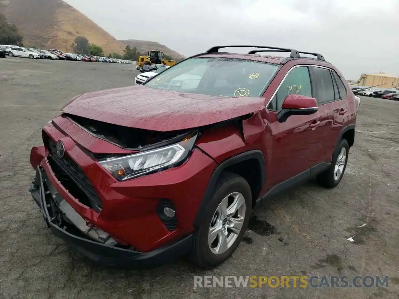 2 Photograph of a damaged car 2T3W1RFV0MW135284 TOYOTA RAV4 2021