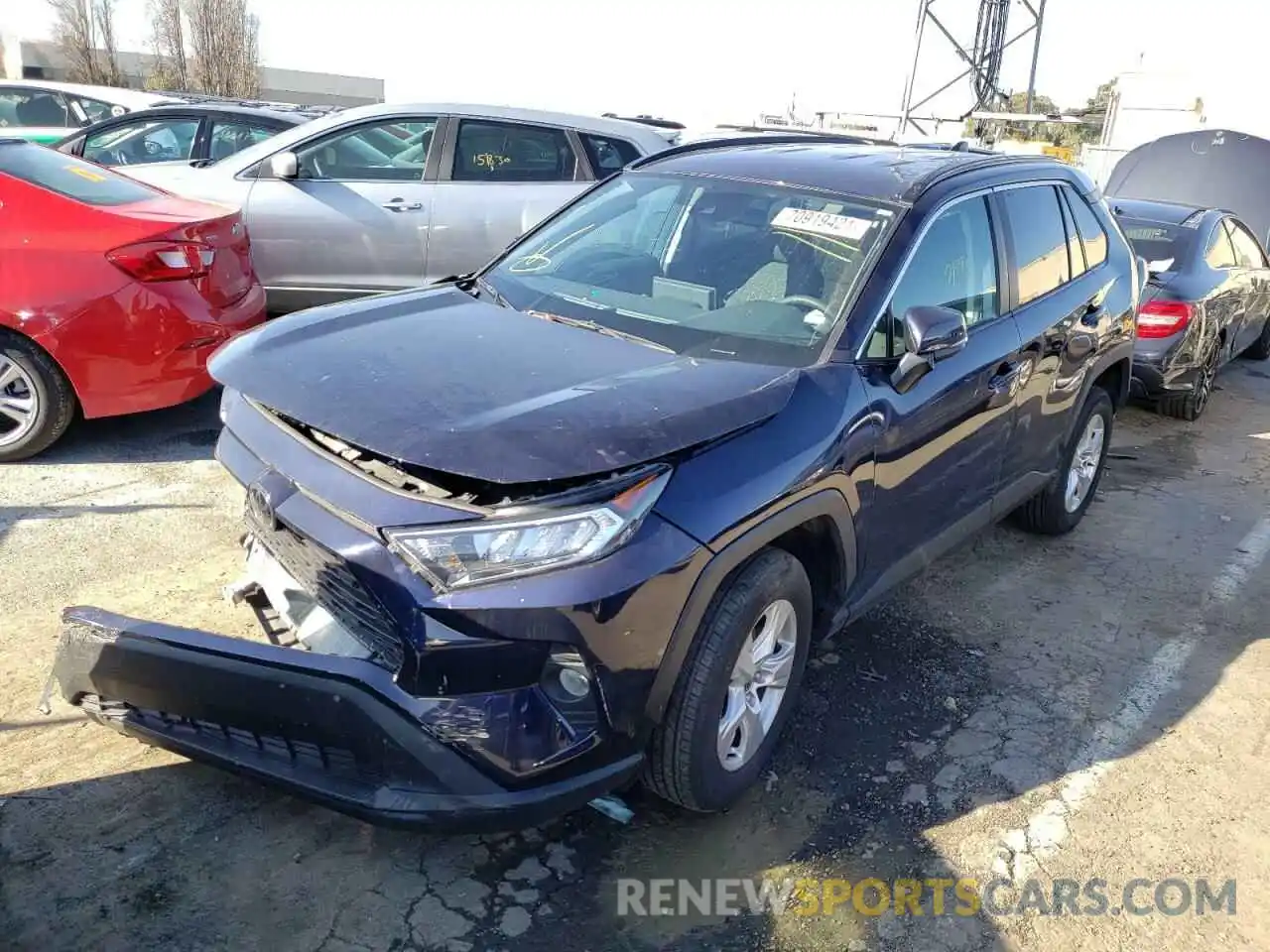 2 Photograph of a damaged car 2T3W1RFV0MW137293 TOYOTA RAV4 2021