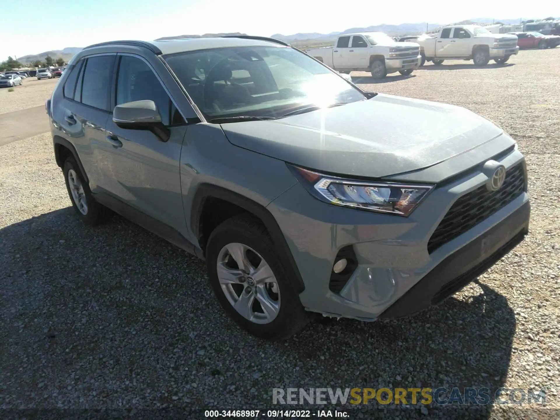 1 Photograph of a damaged car 2T3W1RFV0MW137536 TOYOTA RAV4 2021