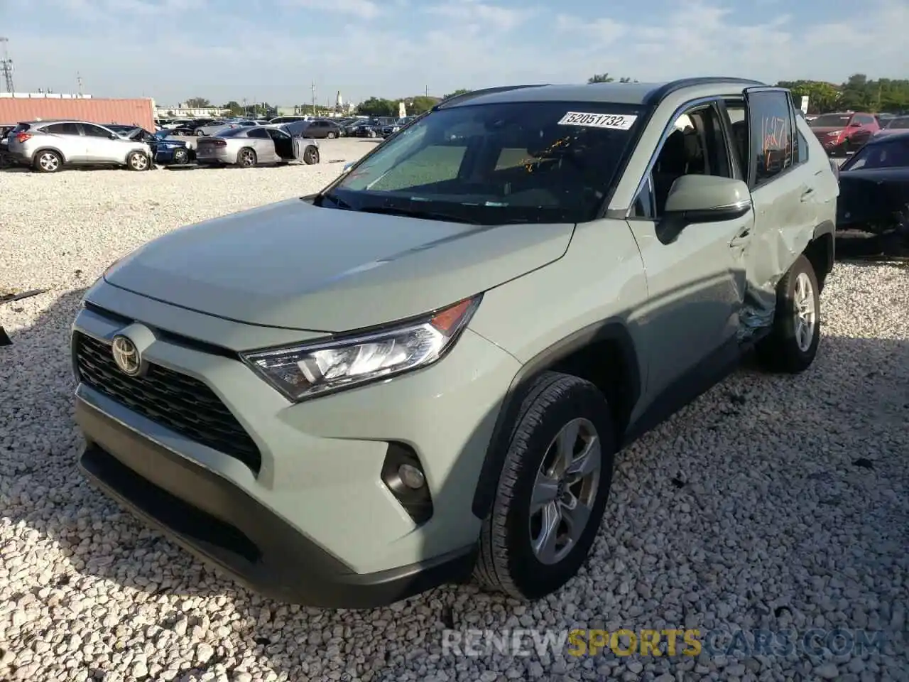 2 Фотография поврежденного автомобиля 2T3W1RFV0MW148553 TOYOTA RAV4 2021