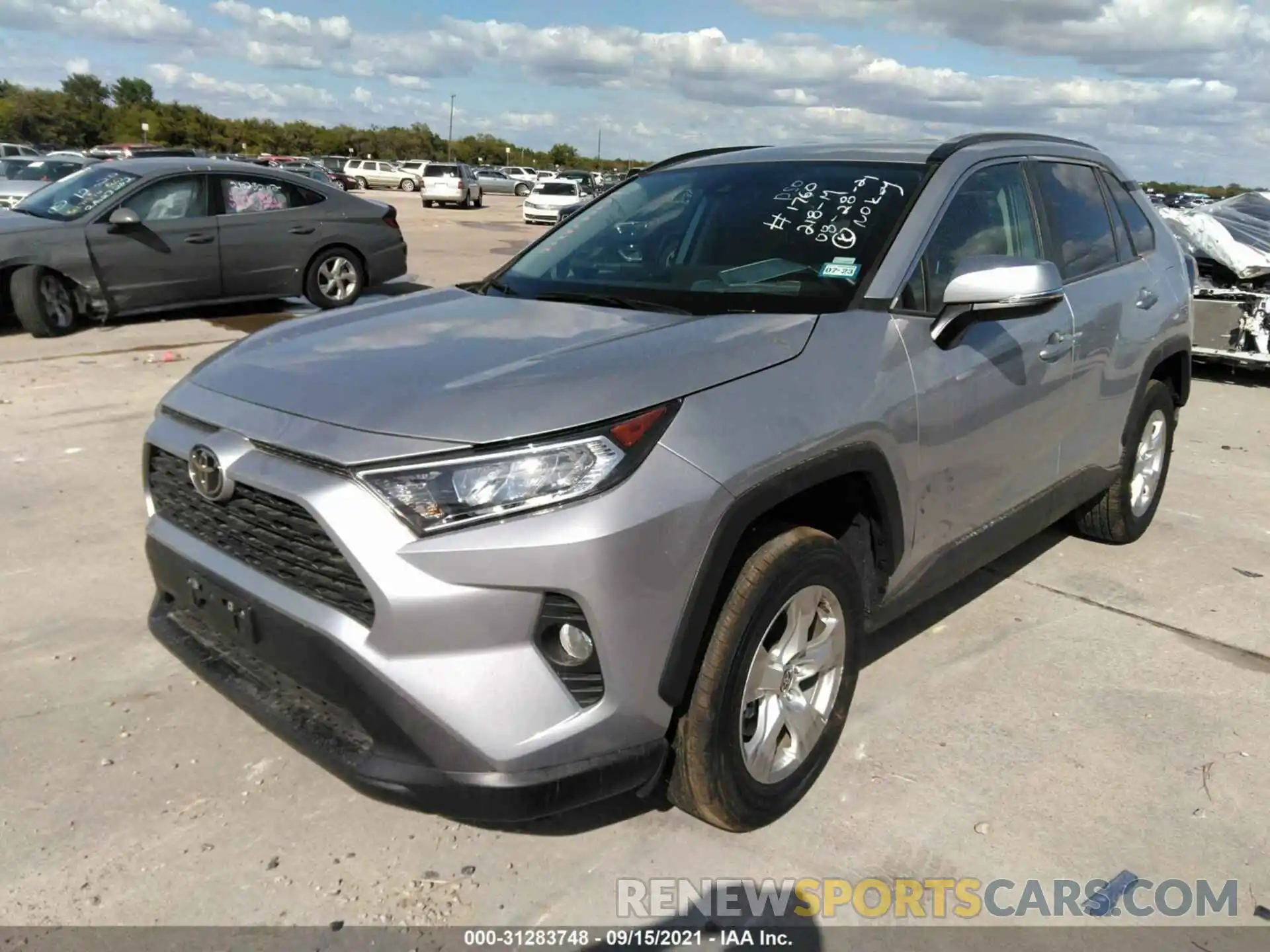 2 Photograph of a damaged car 2T3W1RFV0MW165272 TOYOTA RAV4 2021