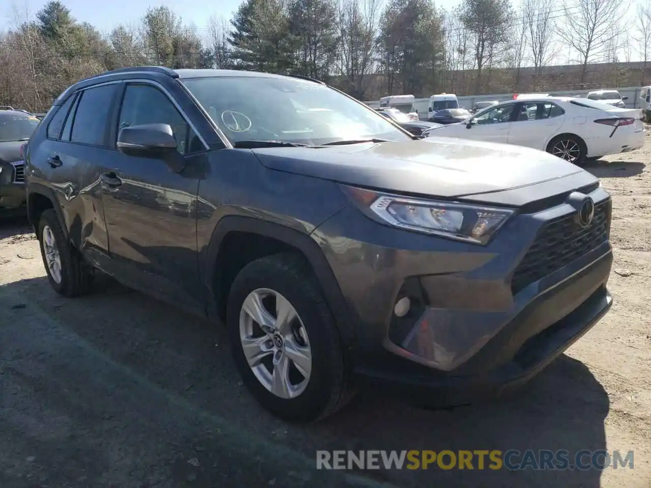 1 Photograph of a damaged car 2T3W1RFV1MC087134 TOYOTA RAV4 2021