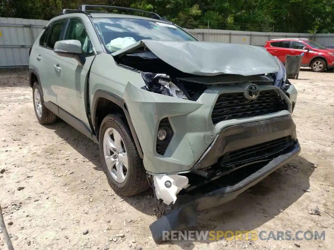 1 Photograph of a damaged car 2T3W1RFV1MC087652 TOYOTA RAV4 2021