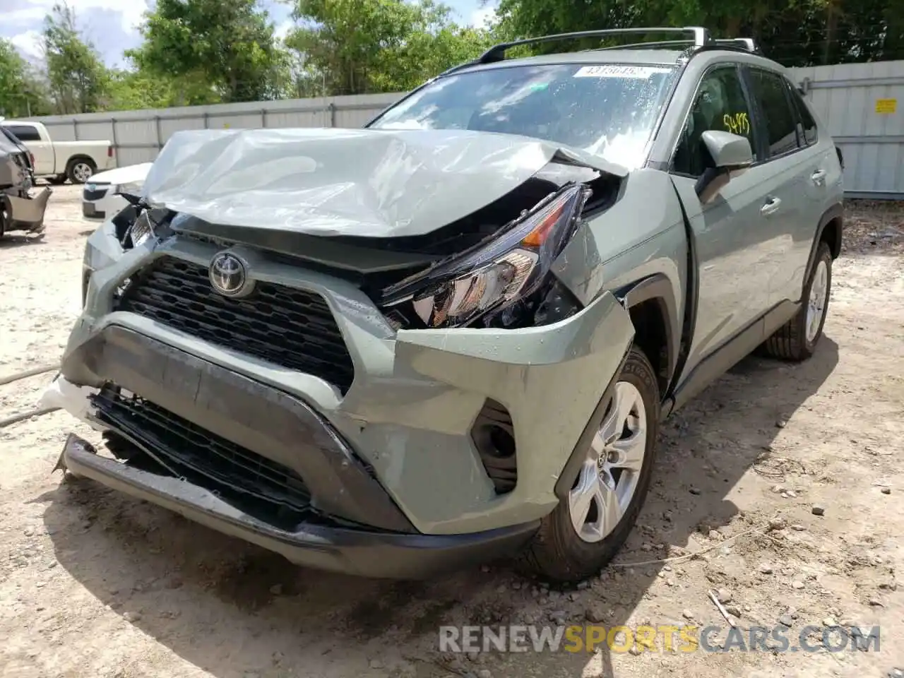 2 Photograph of a damaged car 2T3W1RFV1MC087652 TOYOTA RAV4 2021