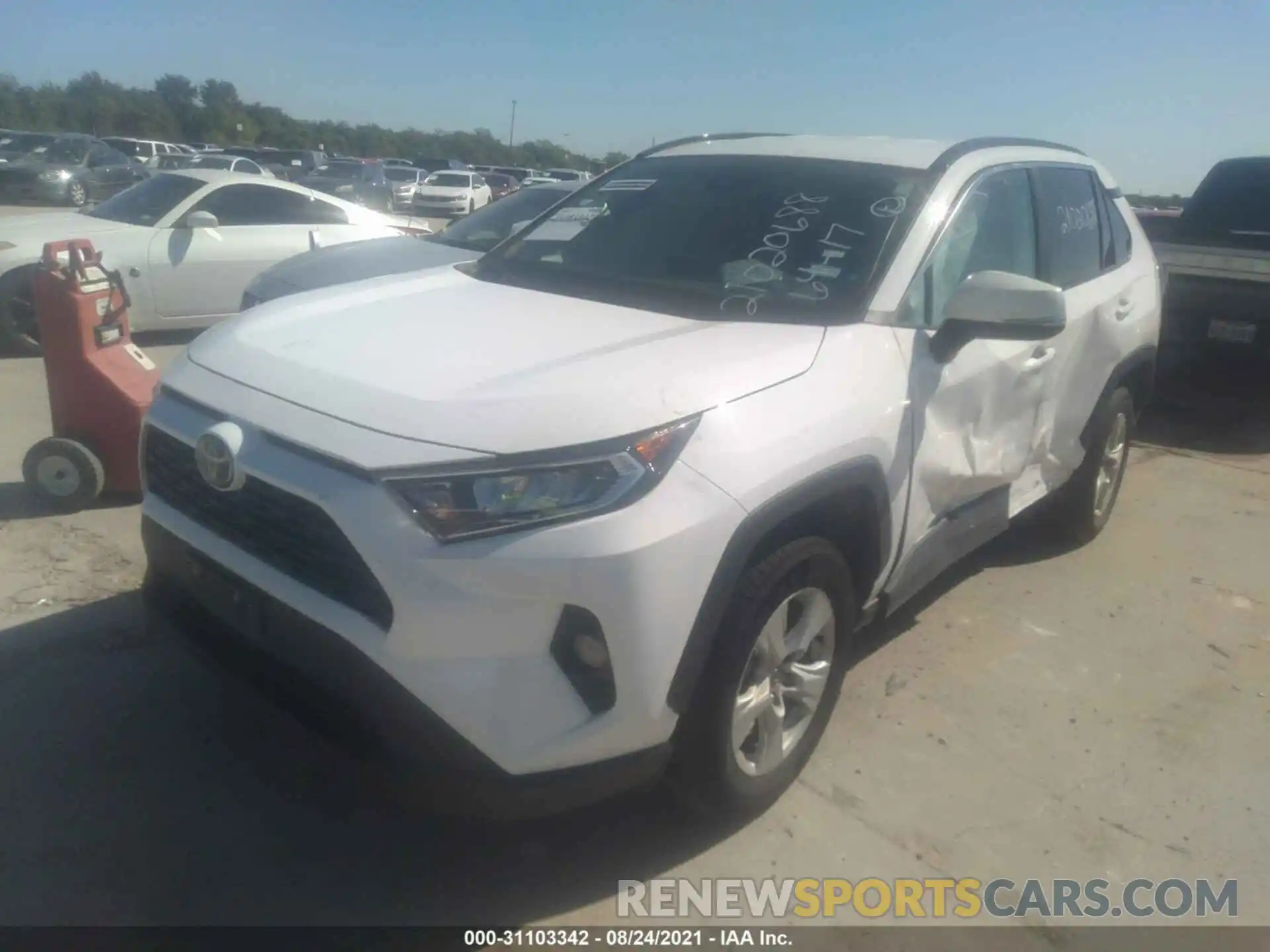 2 Photograph of a damaged car 2T3W1RFV1MC088641 TOYOTA RAV4 2021