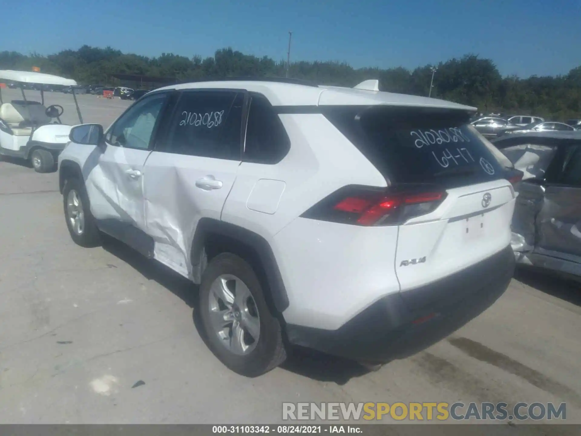 3 Photograph of a damaged car 2T3W1RFV1MC088641 TOYOTA RAV4 2021