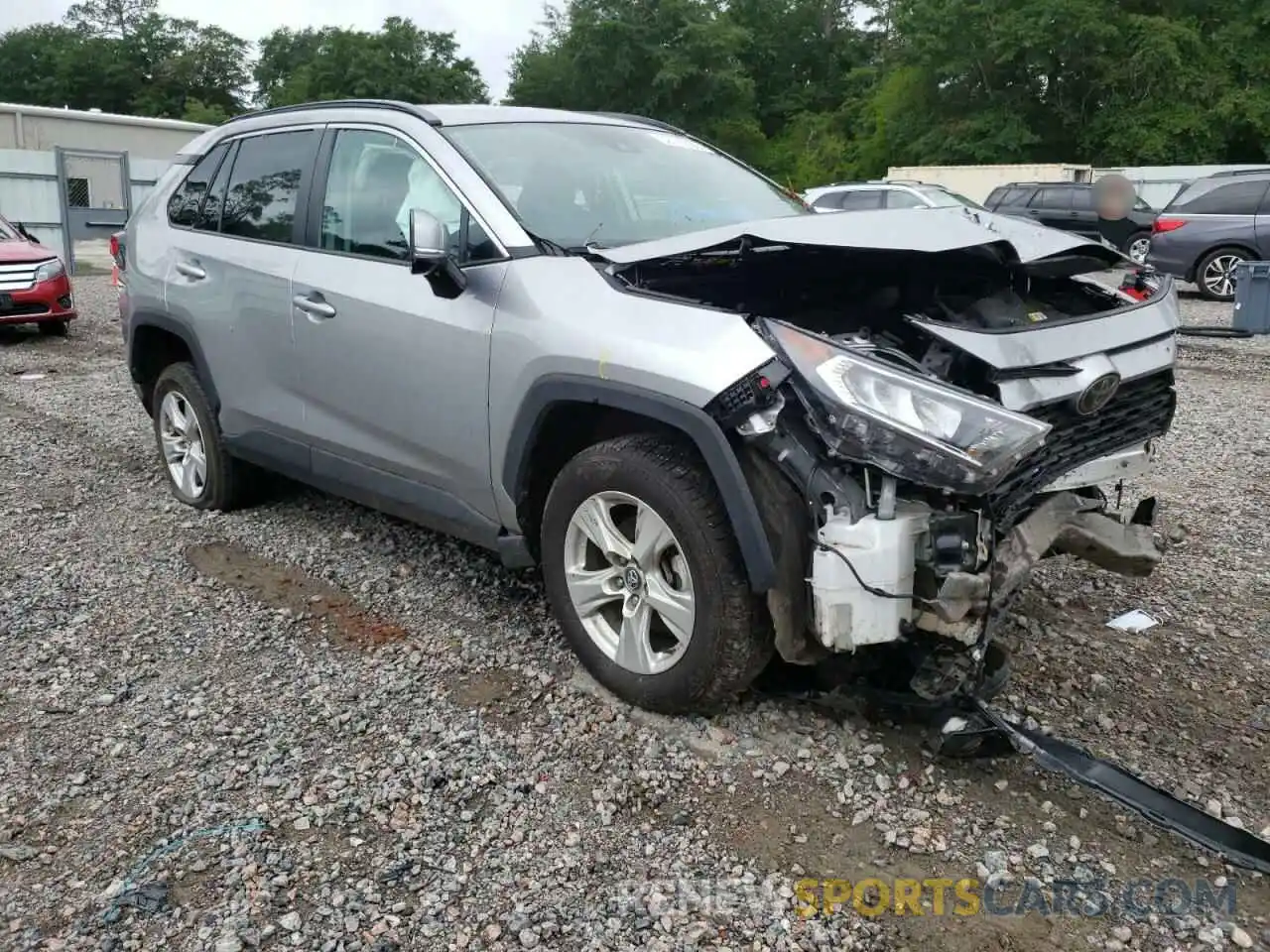 1 Photograph of a damaged car 2T3W1RFV1MC090468 TOYOTA RAV4 2021