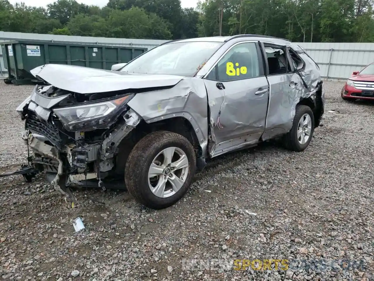 2 Photograph of a damaged car 2T3W1RFV1MC090468 TOYOTA RAV4 2021