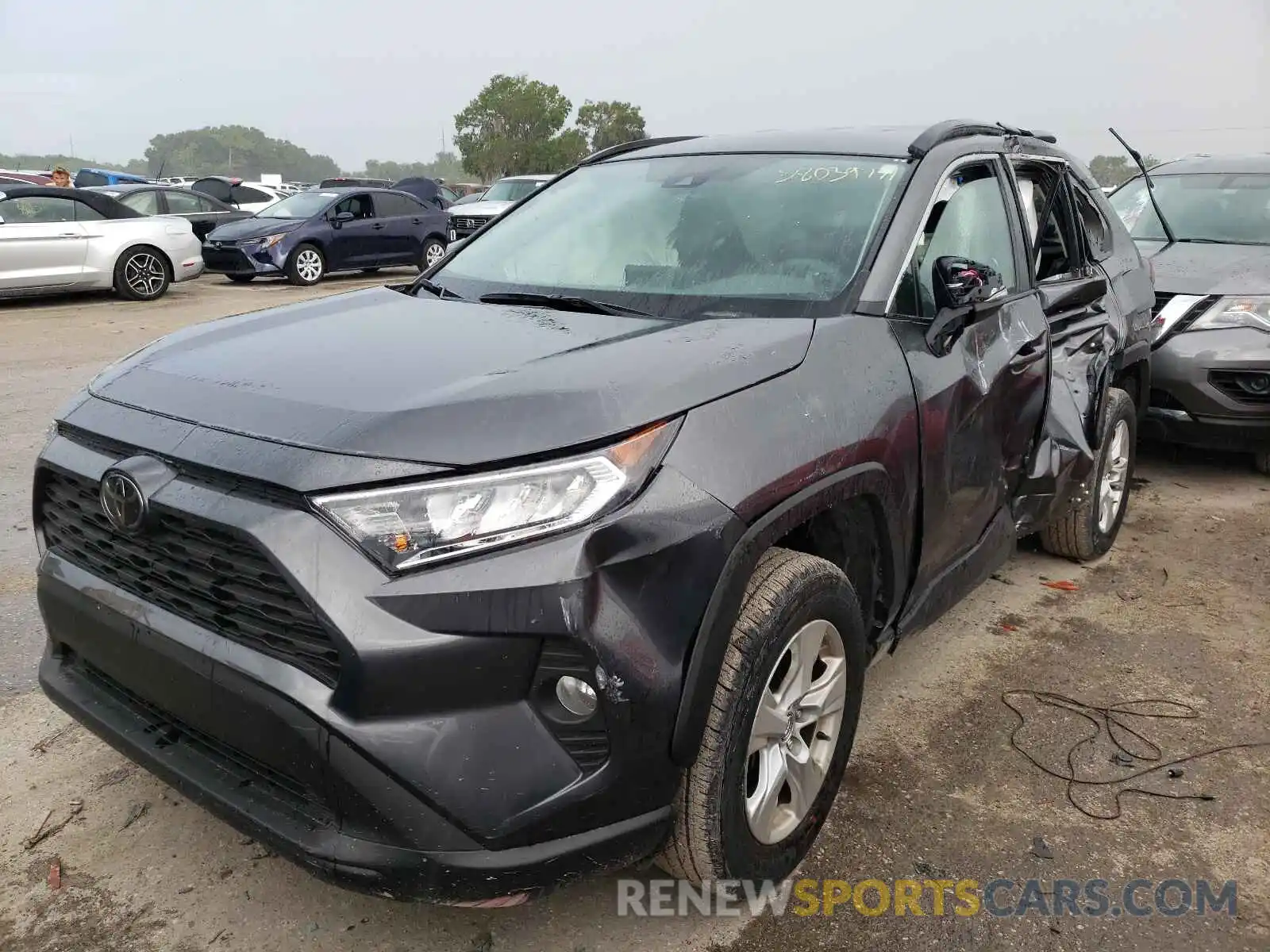 2 Photograph of a damaged car 2T3W1RFV1MC093676 TOYOTA RAV4 2021