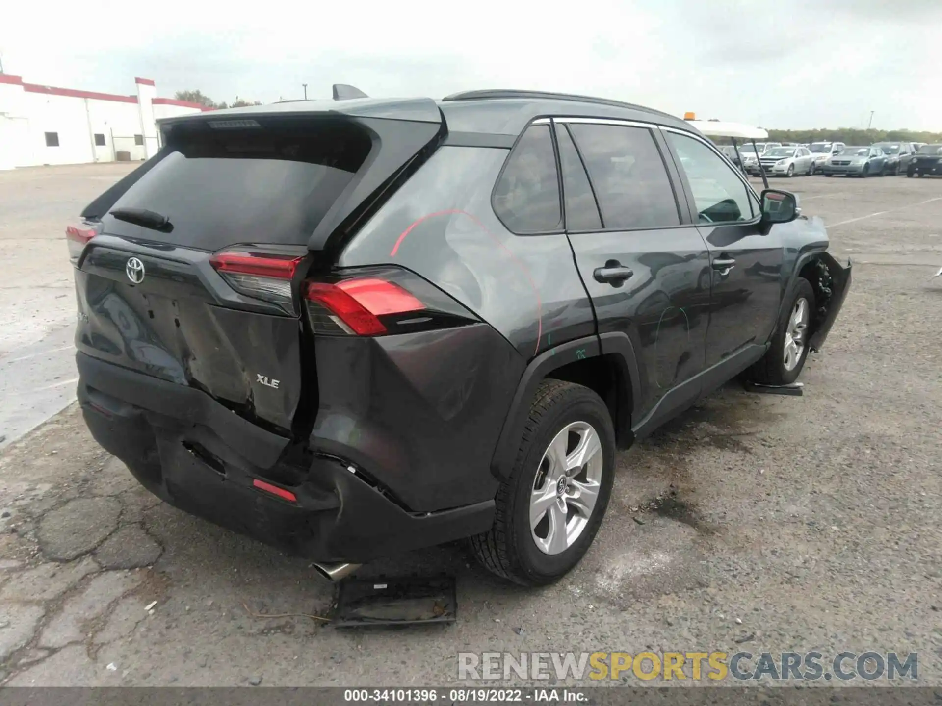 4 Photograph of a damaged car 2T3W1RFV1MC095458 TOYOTA RAV4 2021