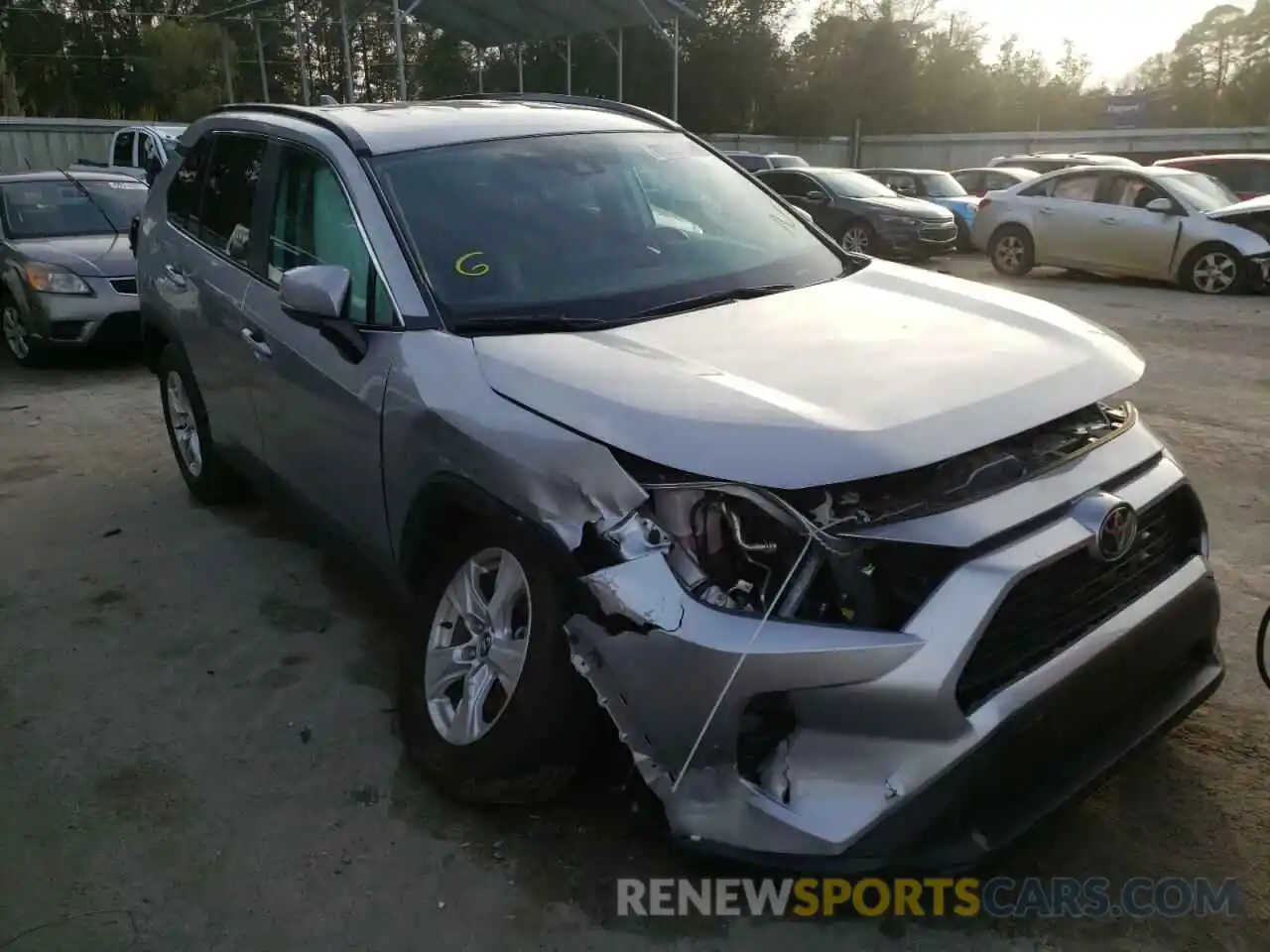 1 Photograph of a damaged car 2T3W1RFV1MC097453 TOYOTA RAV4 2021