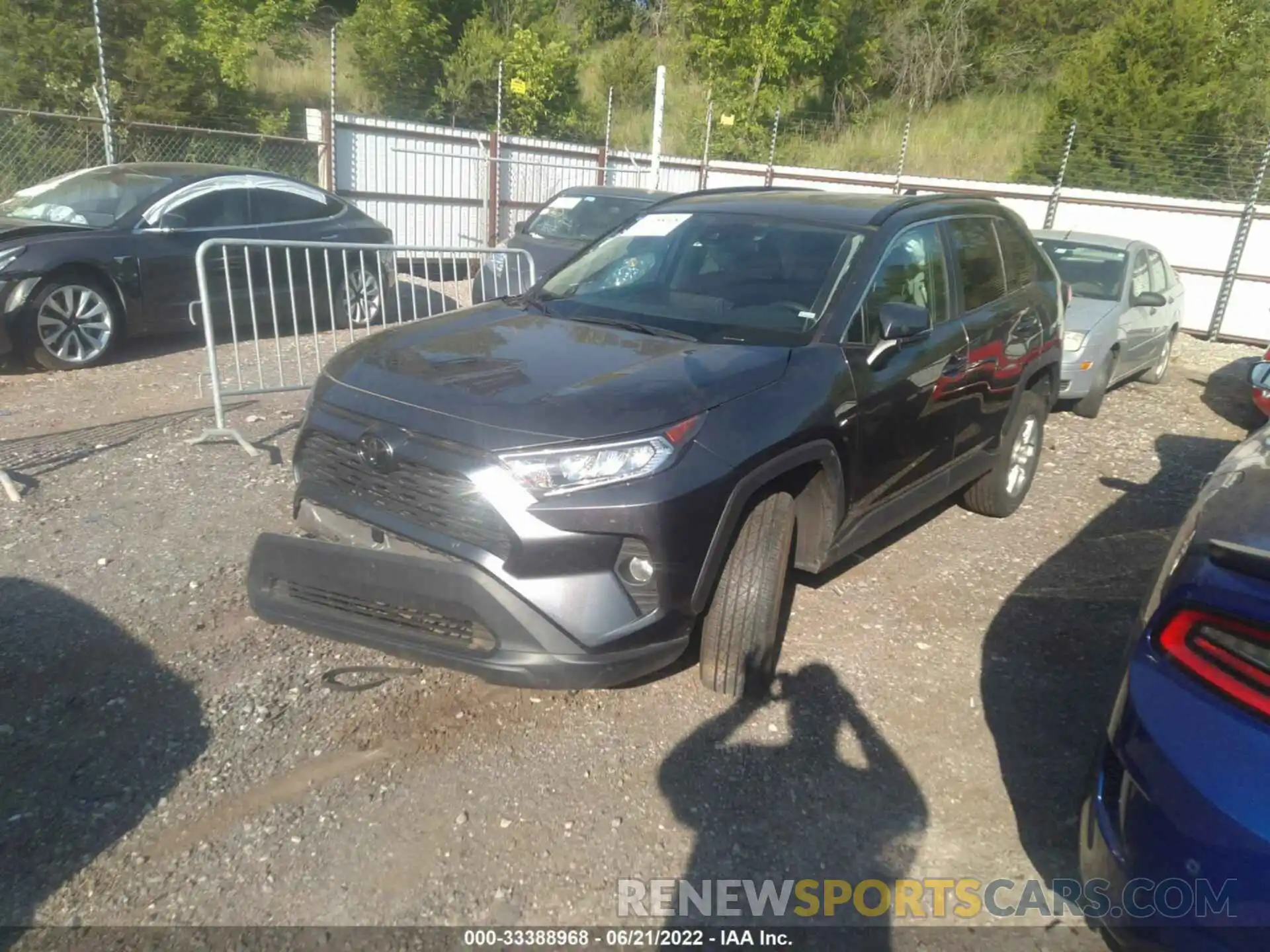 2 Photograph of a damaged car 2T3W1RFV1MC099459 TOYOTA RAV4 2021