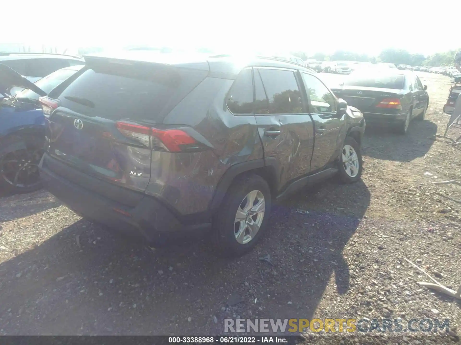 4 Фотография поврежденного автомобиля 2T3W1RFV1MC099459 TOYOTA RAV4 2021