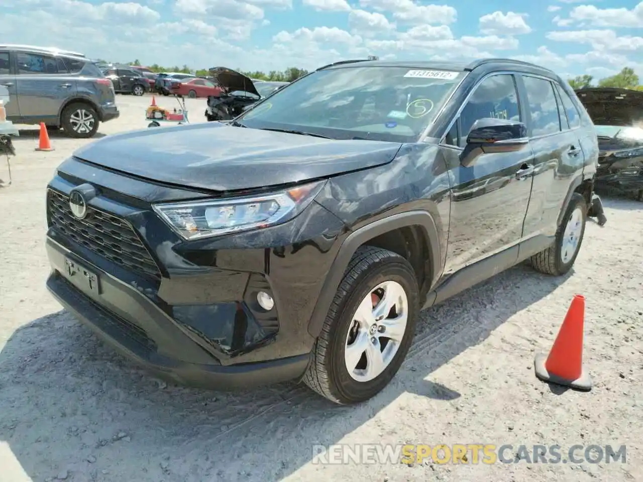 2 Photograph of a damaged car 2T3W1RFV1MC104773 TOYOTA RAV4 2021