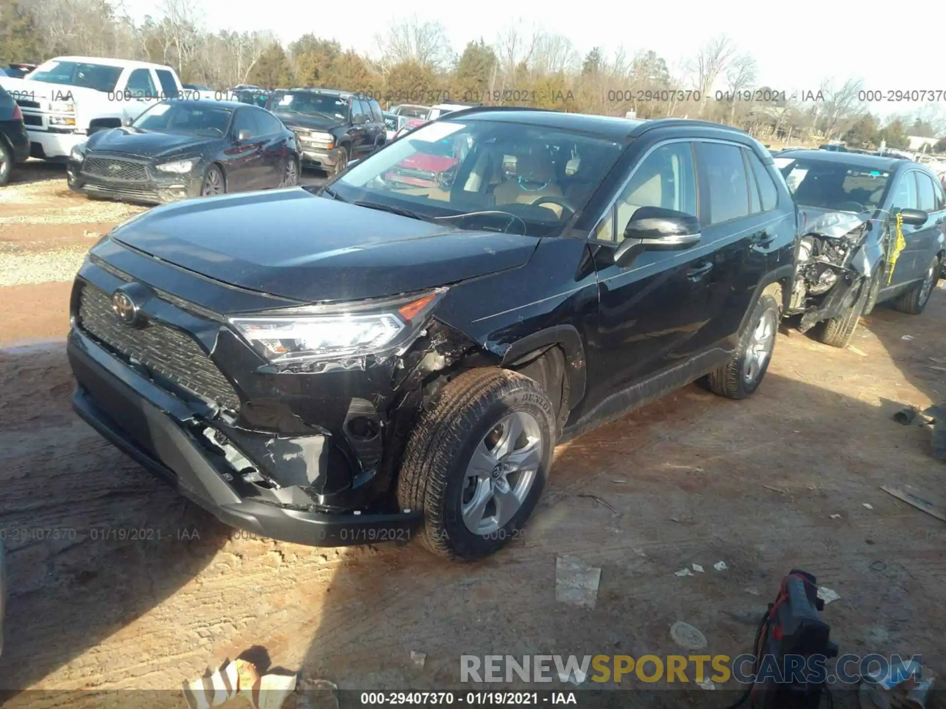 2 Photograph of a damaged car 2T3W1RFV1MC108371 TOYOTA RAV4 2021