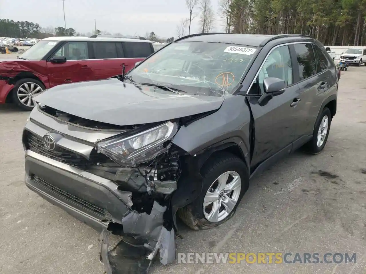 2 Photograph of a damaged car 2T3W1RFV1MC109522 TOYOTA RAV4 2021