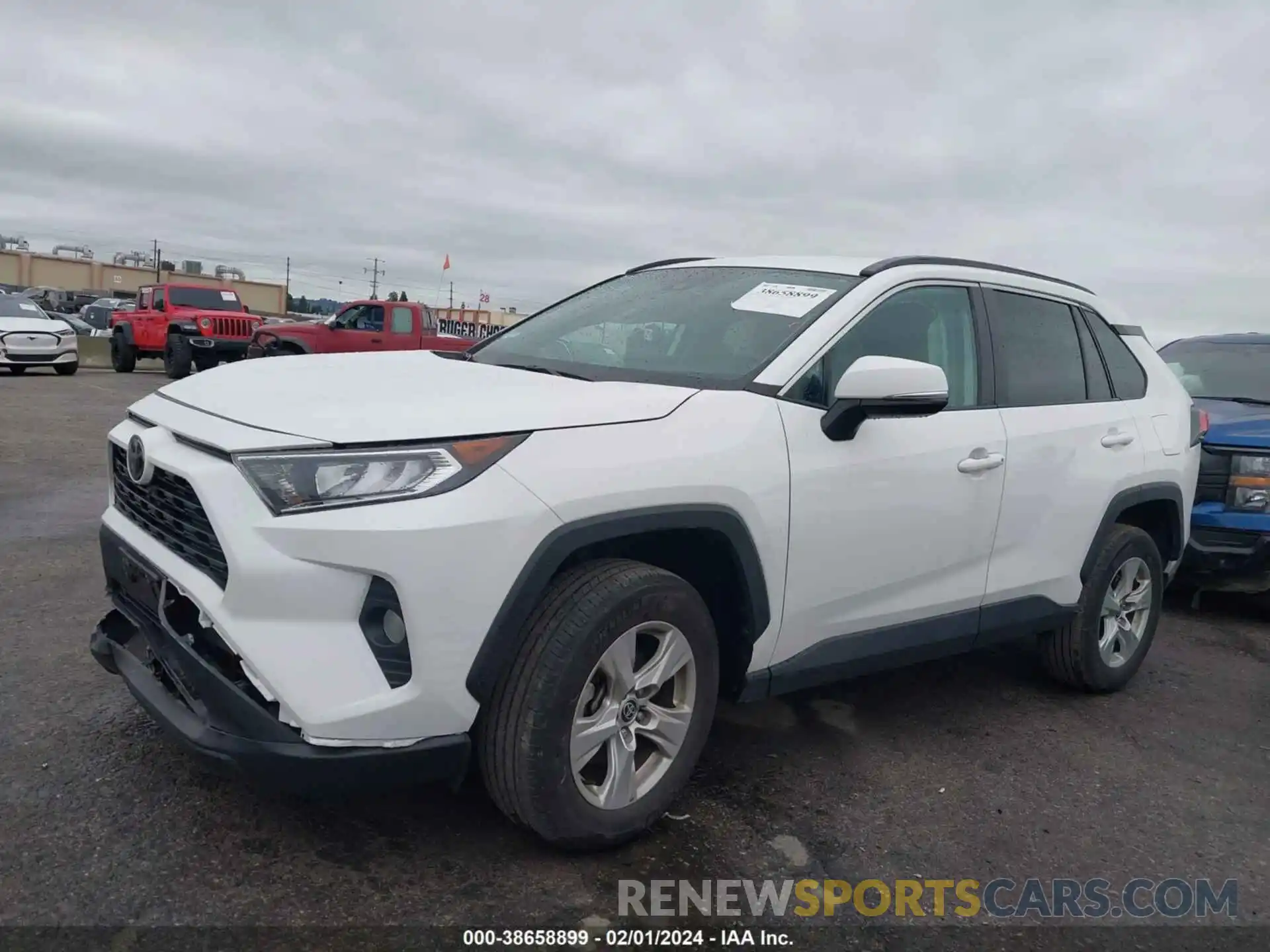 2 Photograph of a damaged car 2T3W1RFV1MC112954 TOYOTA RAV4 2021