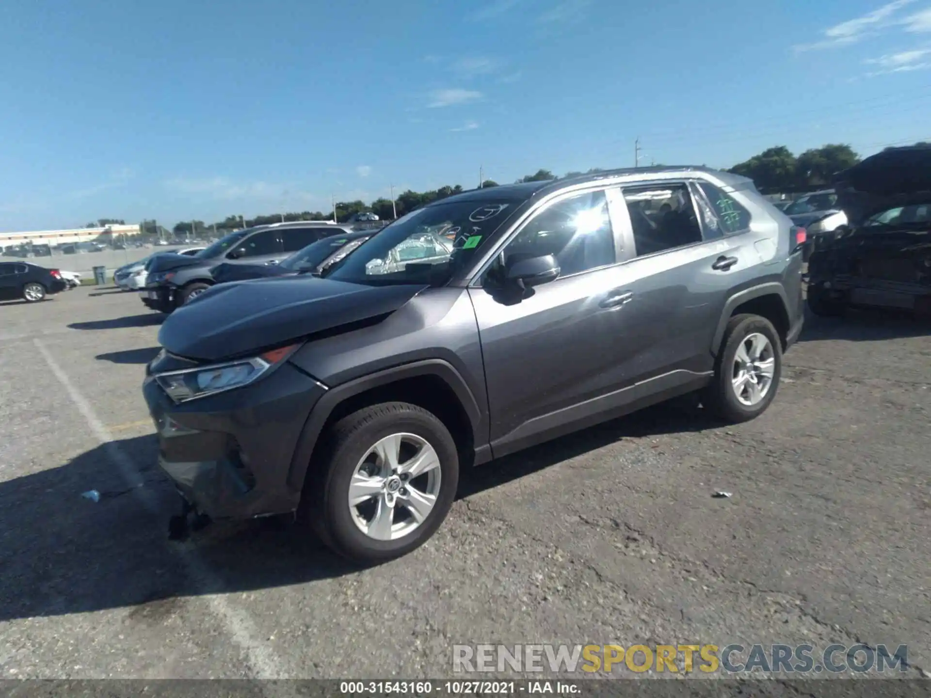 2 Photograph of a damaged car 2T3W1RFV1MC117474 TOYOTA RAV4 2021