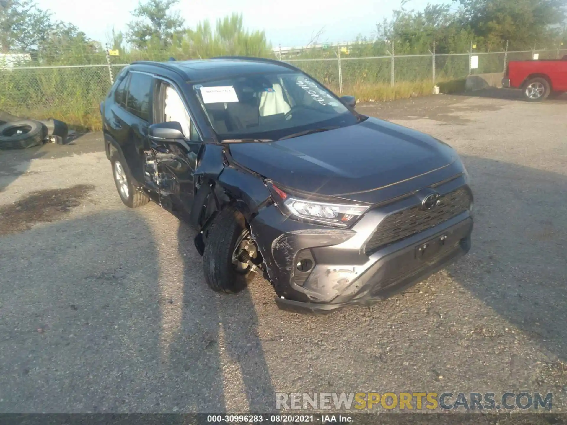 1 Photograph of a damaged car 2T3W1RFV1MC121993 TOYOTA RAV4 2021