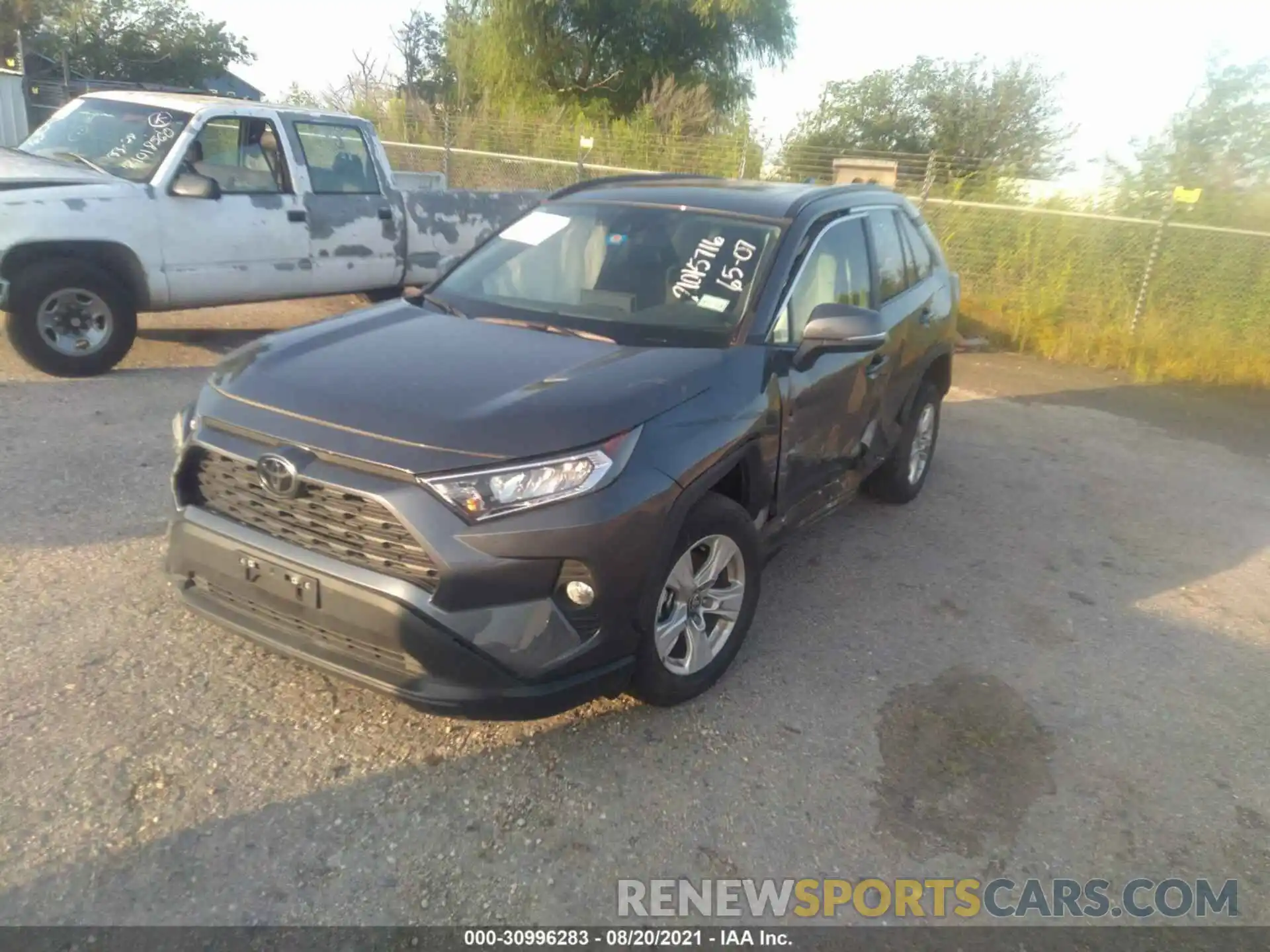 2 Photograph of a damaged car 2T3W1RFV1MC121993 TOYOTA RAV4 2021