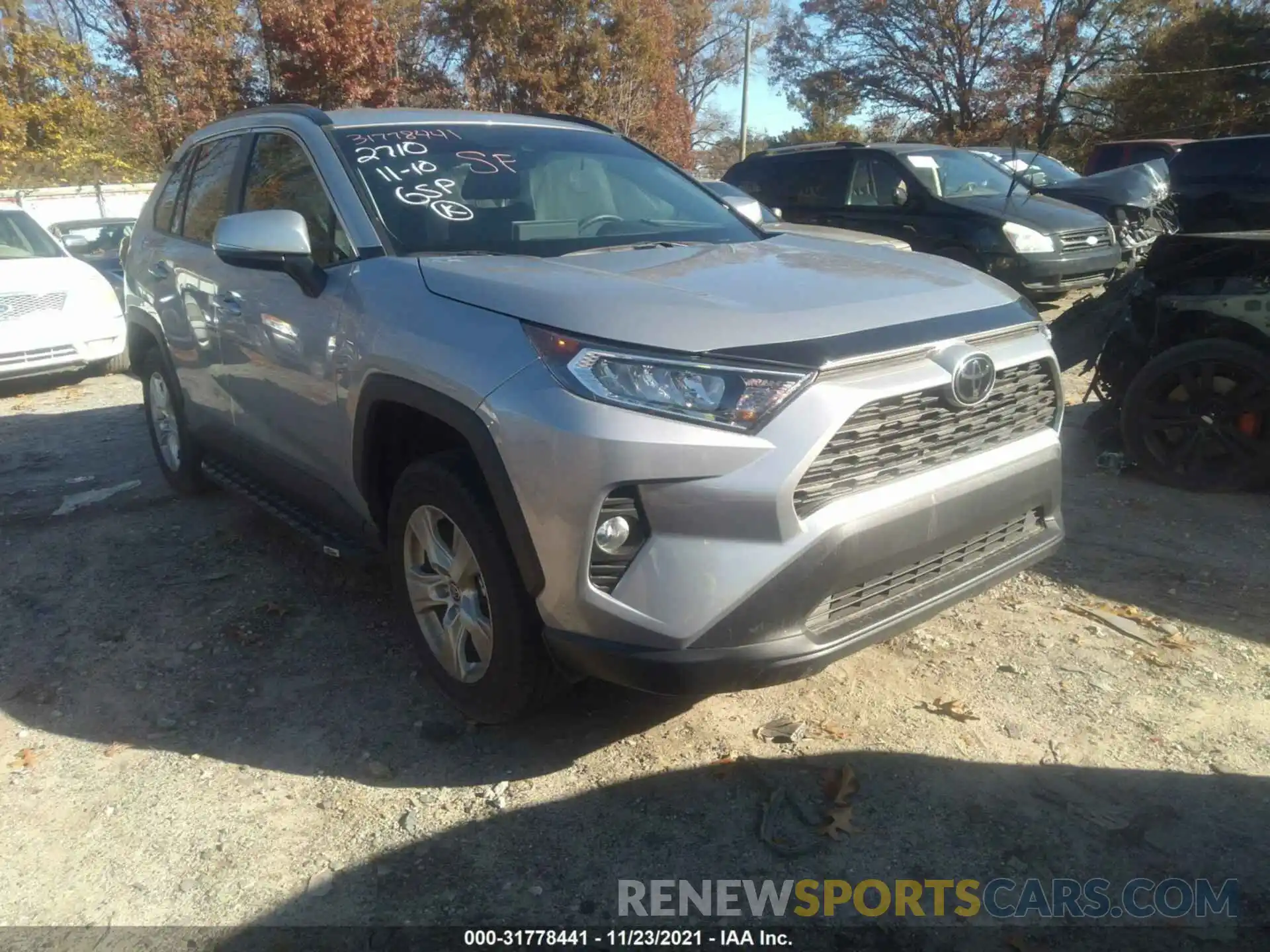 1 Photograph of a damaged car 2T3W1RFV1MC122710 TOYOTA RAV4 2021