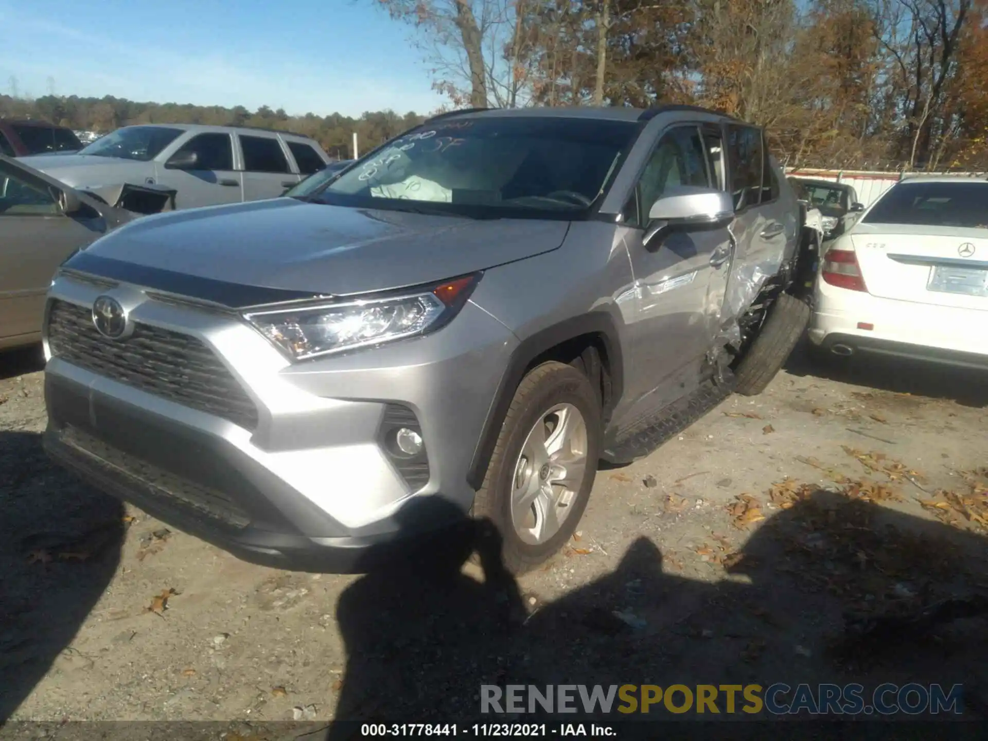 2 Photograph of a damaged car 2T3W1RFV1MC122710 TOYOTA RAV4 2021